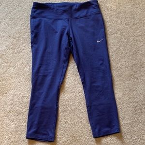 Purple Nike Athletic Capris